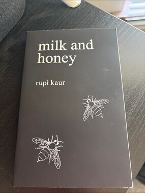 "milk and honey" Coffee Table Book - Black